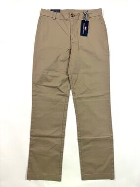 New Vineyard Vines Boys Breaker Pants Khaki Cotton